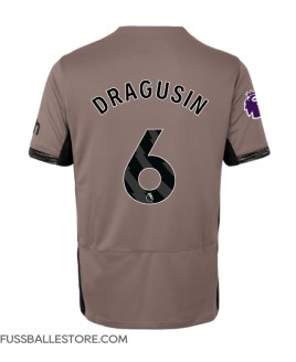 Günstige Tottenham Hotspur Radu Dragusin #6 3rd trikot Damen 2023-24 Kurzarm